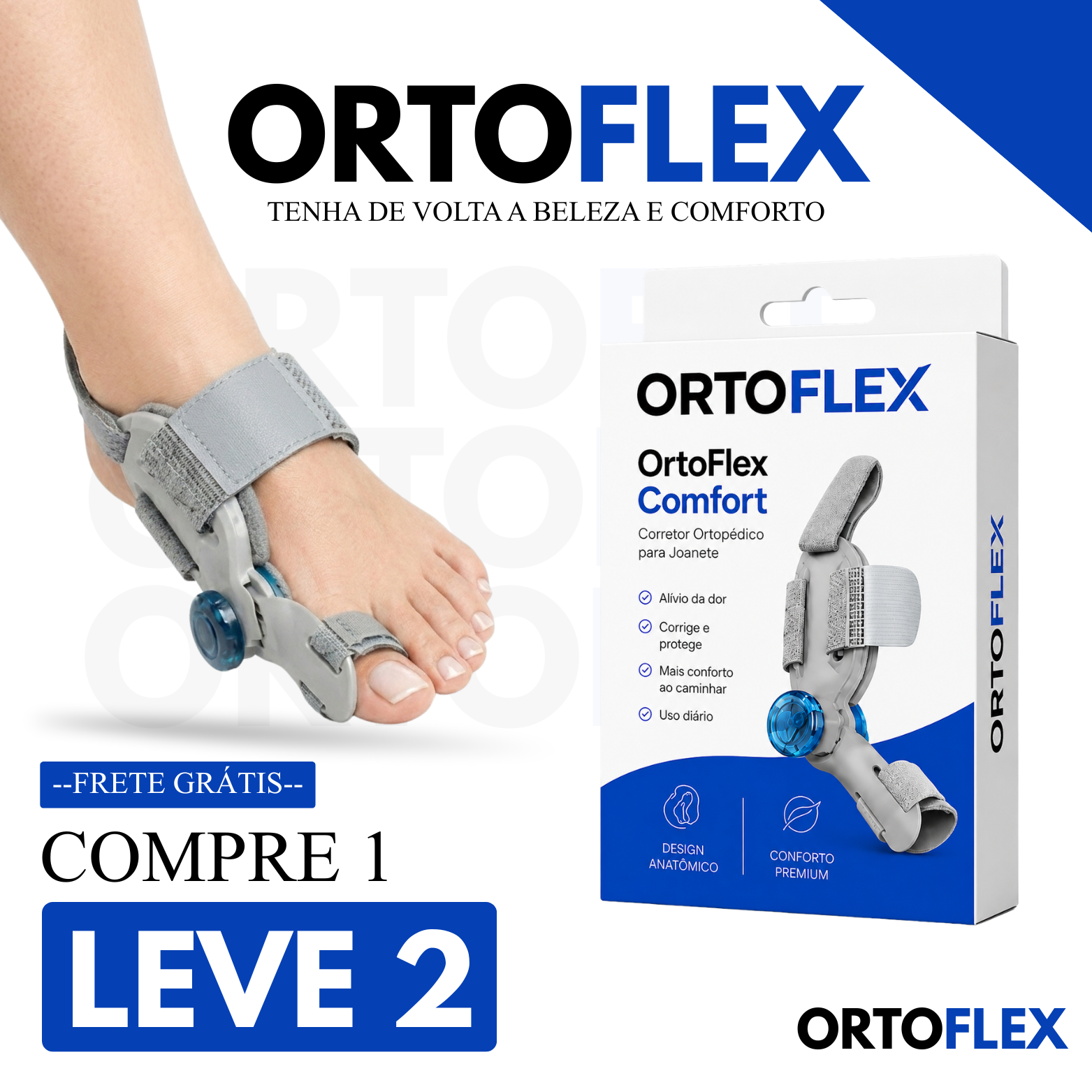 Oferta Especial OrtoFlex Compre 1 Leve 2